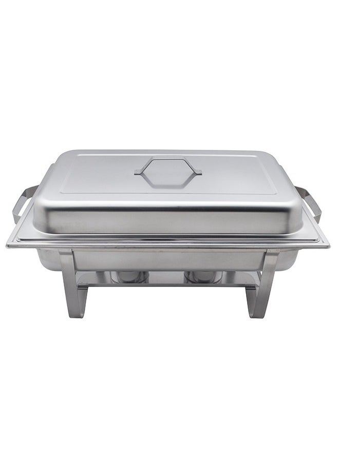 BASURRAH Steel buffet heater, two parts, Miz for parties  - Image 1