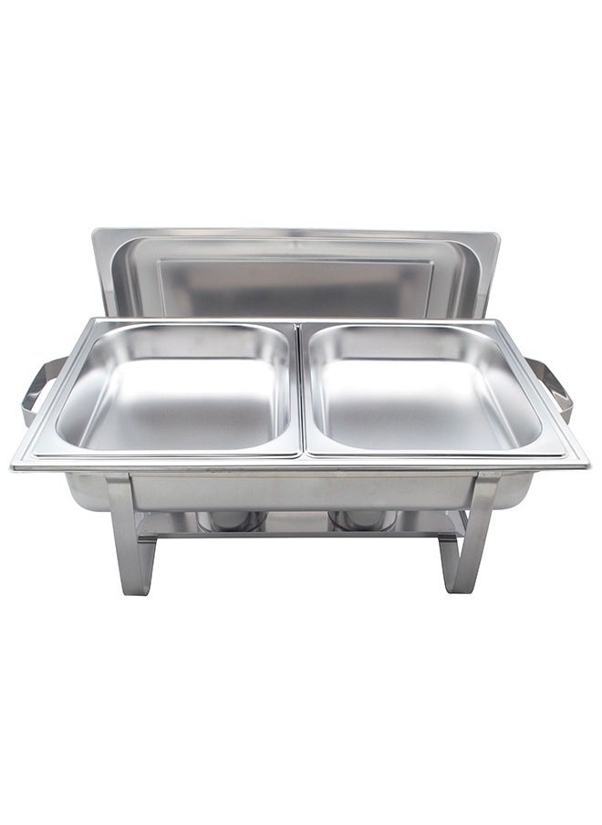 BASURRAH Steel buffet heater, two parts, Miz for parties  - Image 2