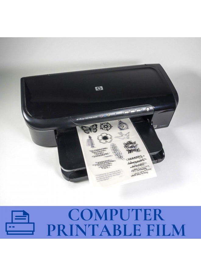 Grafix Grafix KCI811-6 Ink Jet Film, 8-1/2-Inch by 11-Inch, 6-Pack, Clear  - Image 3