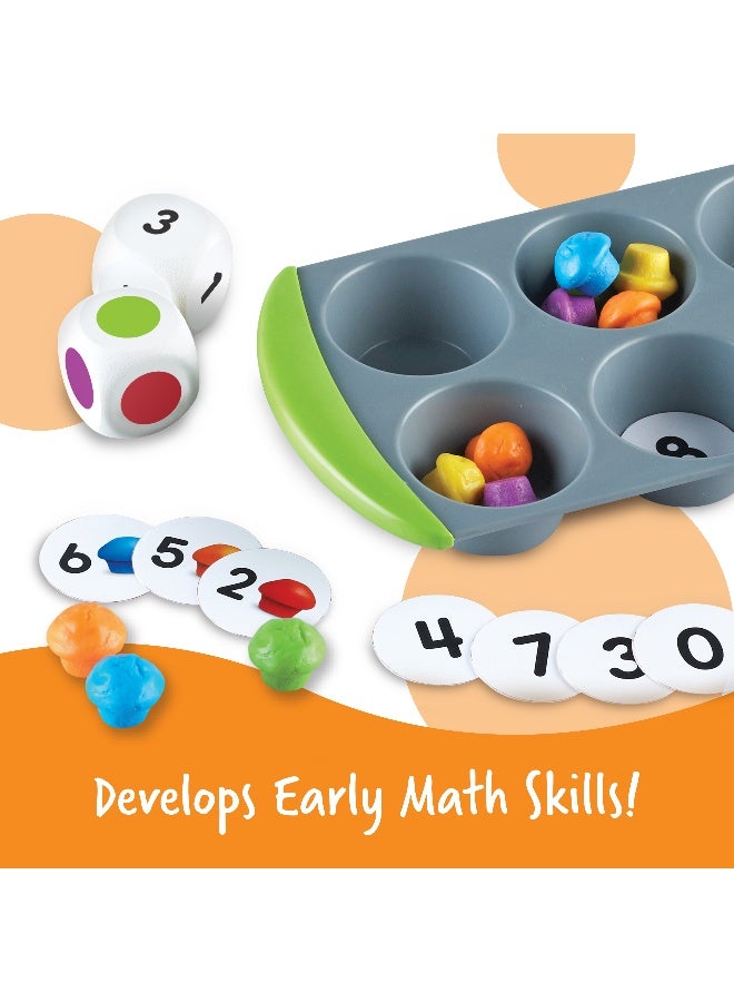 ليرننج ريسورسز مجموعة أنشطة الرياضيات المبكرة العملية لمطابقة قطع الكعك الصغيرة من Learning Resources، لتنمية الألوان والتعرف على الأرقام والمهارات الحركية الدقيقة، للأعمار من 3 سنوات فما فوق - Image 2