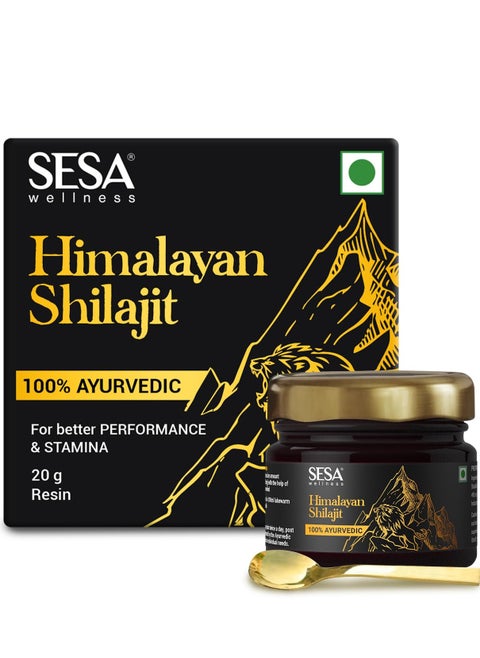 Himalayan Shilajit Original 20 g Shilajeet Resin  100% Ayurvedic Helps boost Strength Endurance and Immunity  60%+ Fulvic Acid  Contains Lab Certificate