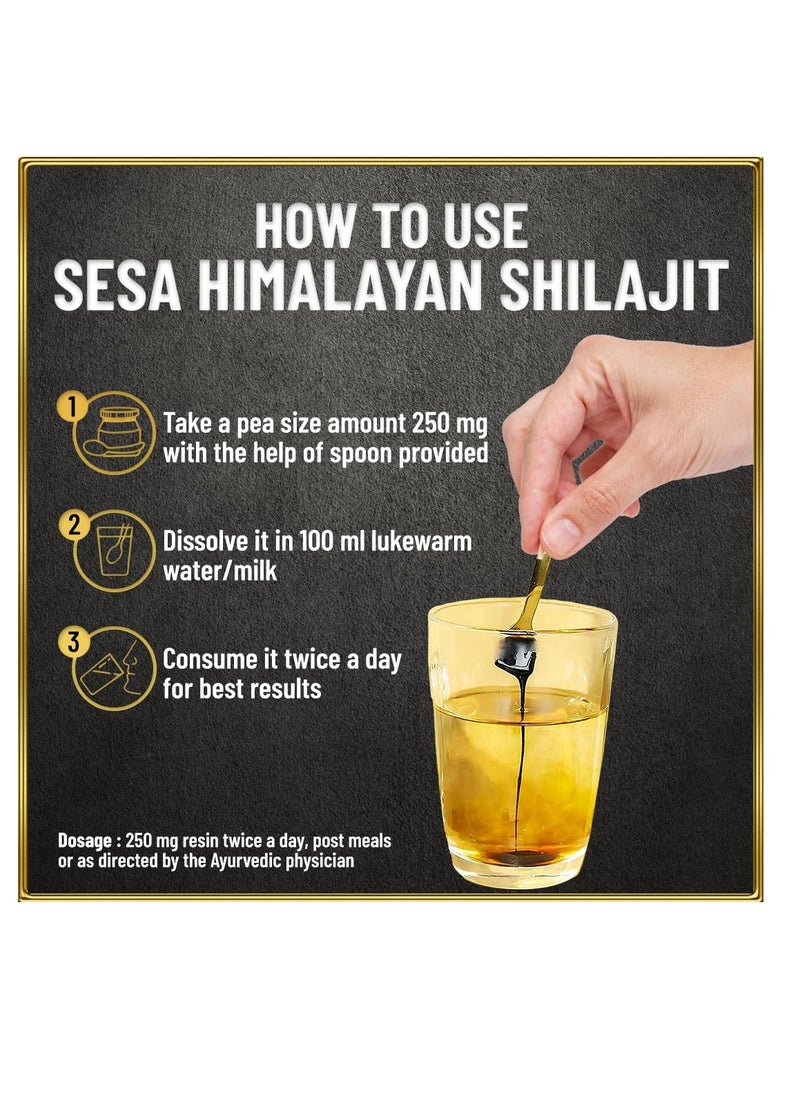 Himalayan Shilajit Original 20 g Shilajeet Resin  100% Ayurvedic Helps boost Strength Endurance and Immunity  60%+ Fulvic Acid  Contains Lab Certificate