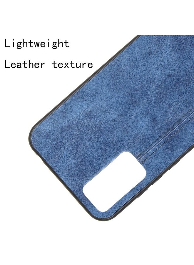 HuHa Case Cover For Huawei Honor Play 4T Pro Shockproof Sewing Cow Pattern Skin PC + PU + TPU Case(Blue) - Image 4