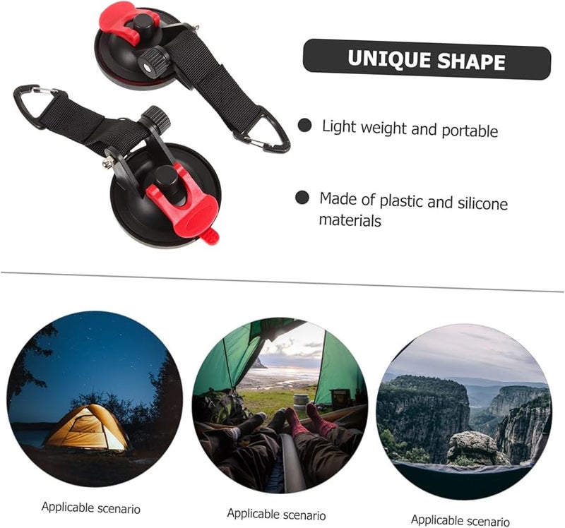 3 Pack Car Mounted Hooks for Camping Outdoor Tent Awning Cup and Tarp - Image 5