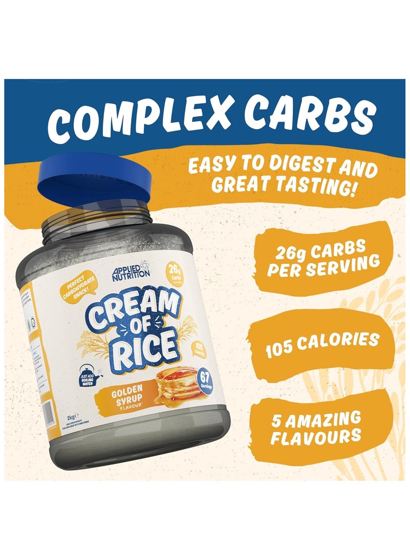 Applied Nutrition Cream Of Rice Golden Syrup 67 Servings 2 Kg - Image 2