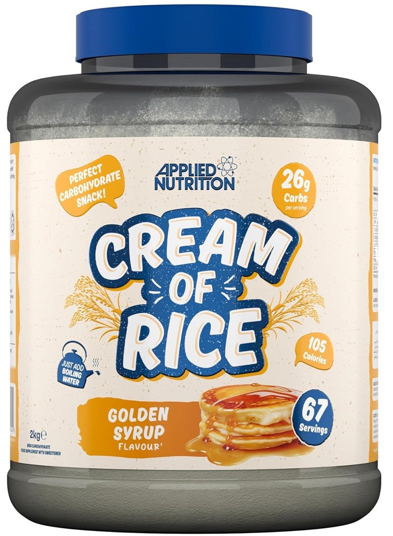 Applied Nutrition Cream Of Rice Golden Syrup 67 Servings 2 Kg - Image 1