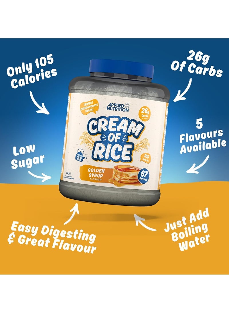 Applied Nutrition Cream Of Rice Golden Syrup 67 Servings 2 Kg - Image 4
