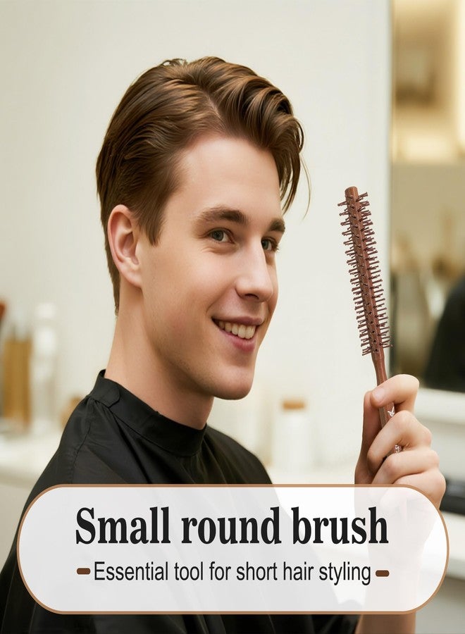SUNBIRD فرشاة تصفيف شعر صغيرة ولفافة حجم 1" مصغرة - تصميم حراري دائري للشعر الكثيف/القصير/الرقيق، الغرة واللحية - أداة لرفع، تجعيد وتصفيف للنساء/الرجال - حجم محمول للسفر - Image 2