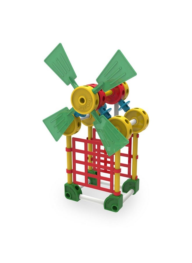 Tinkertoy TINKERTOY 30 Model 200 Piece Super Building Set - Preschool Learning Educational Toy for Girls and Boys 3+ (Amazon Exclusive)  - Image 2