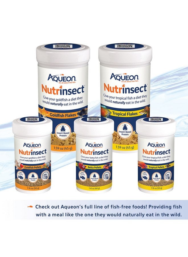 Aqueon Nutrinsect Fish-Free Fish Food, Tropical Flakes, 1.59 oz - Image 3