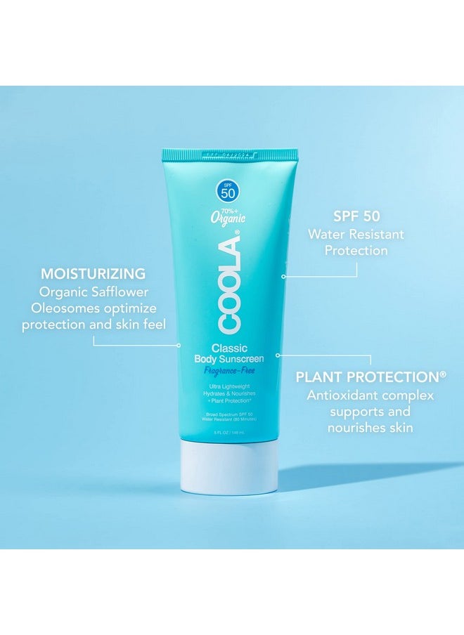 COOLA Organic Sunscreen SPF 50 Sunblock Body Lotion, Dermatologist Tested Skin Care for Daily Protection, Vegan and Gluten Free, Fragrance Free, 5 Fl Oz - pzsku/ZD778C16D0720171275E5Z/45/_/1736426696/81607ef9-cdb5-4b1c-8443-bebc4e73dd2c