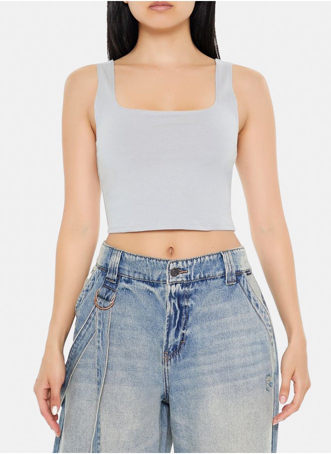 FOREVER 21 - Cropped Tank Top - Image 1