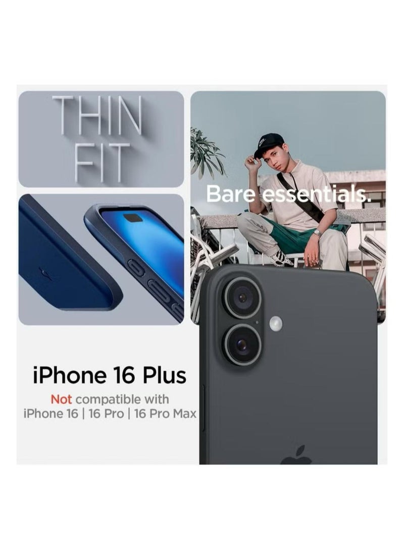 Spigen Thin Fit MagFit for iPhone 16 PLUS MagSafe Case Cover (2024) - Navy Blue - Image 2