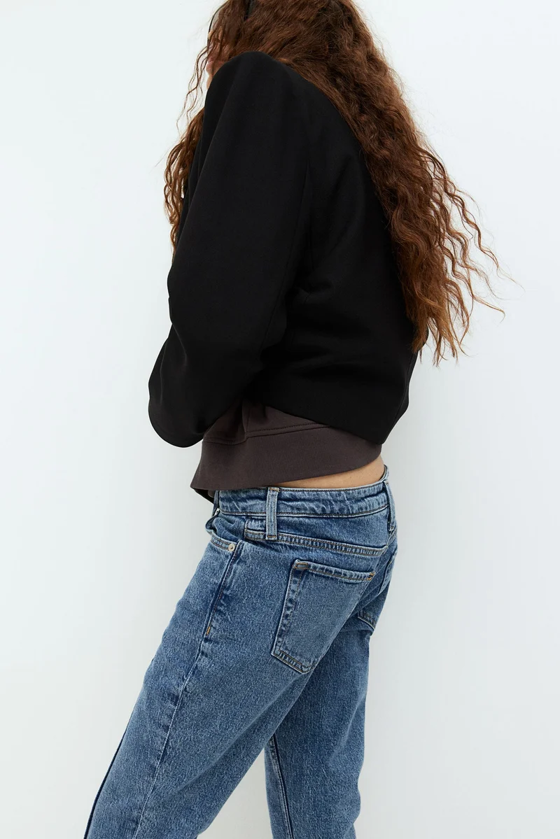 H&M Slim Straight Low Ankle Jeans