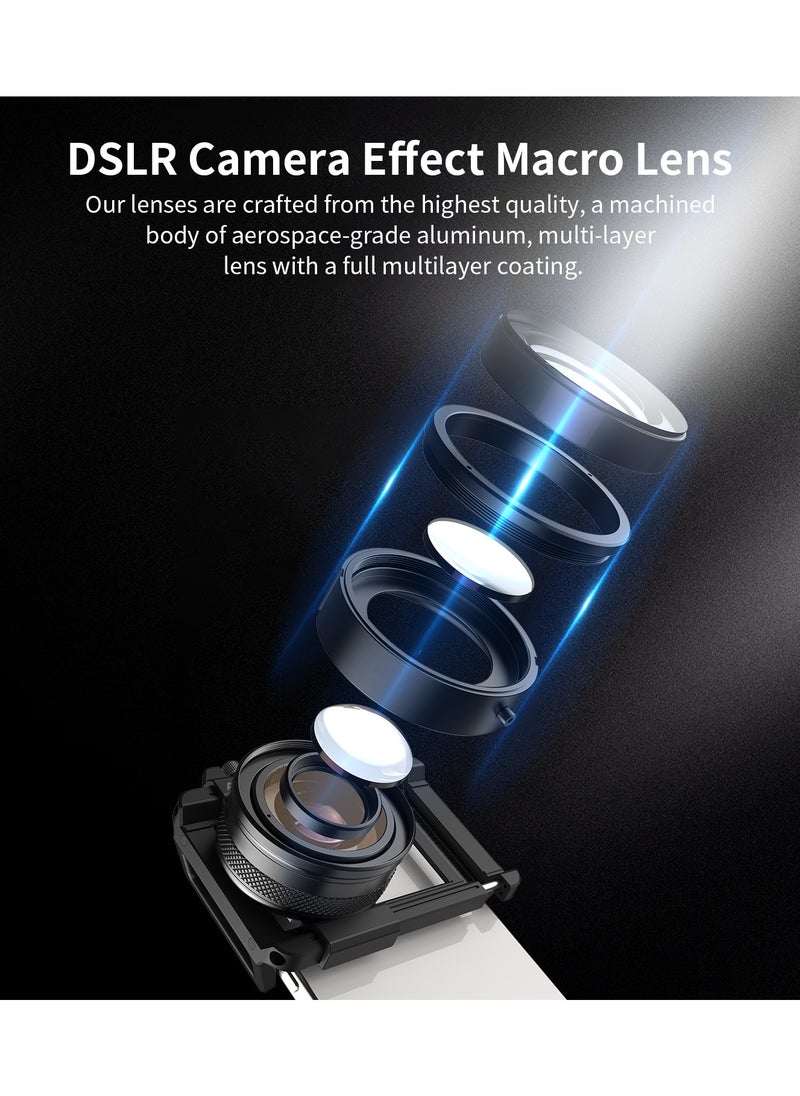 APEXEL APL-ZM100 10-20X Zoom Macro Lens Kit for Smartphone – HD Phone Camera Lens with Universal Clip, Macro/Magnifier Lens for iPhone Android, Outdoor Close-Up Photography  - Image 5