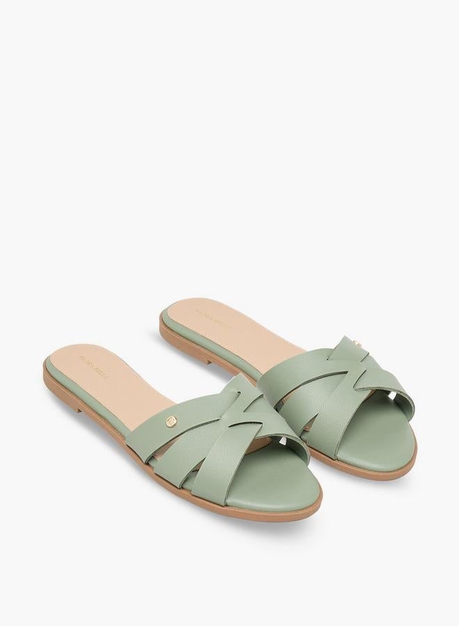 Flora Bella By Shoexpress Women Slip-On Sandals - Image 3