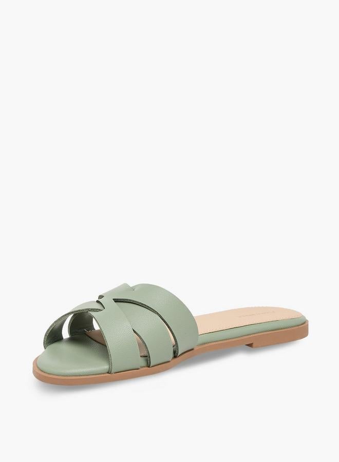 Flora Bella By Shoexpress Women Slip-On Sandals - Image 4