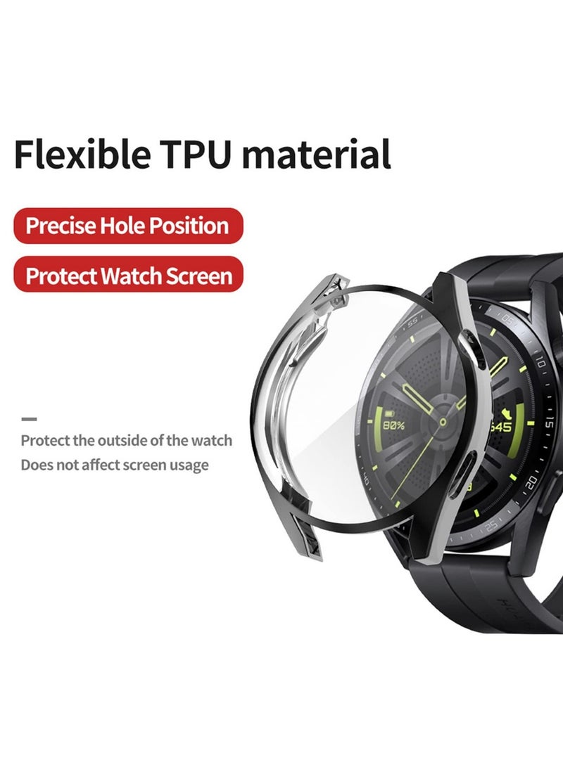 مرنة تبو حالة ووتش GT3 46mm تغطية شاشة GT3 حامي حالة الوفير لينة وخفيفة الوزن التبعي هواوي ووتش - Image 5