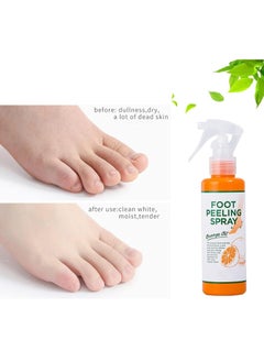 DubaiGallery Foot Dead Skin Remover - Foot Peeling Spray Orange Oil,Natural Formula Foot Scrubber for Dead Skin Callous Removal, Moisturizing Nourishing Foot Exfoliator  - Image 3