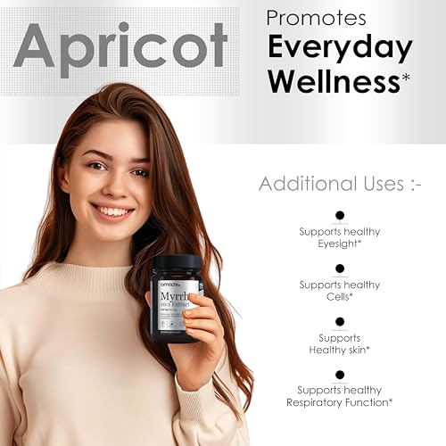 AMALTH Apricot Extract Supplement Capsules (25:1) 120 Capsules 500mg per Capsule, 1000 mg Servings (Pack of 1) (Herbal, Vegan, Non-GMO and Gluten Free) - Image 4