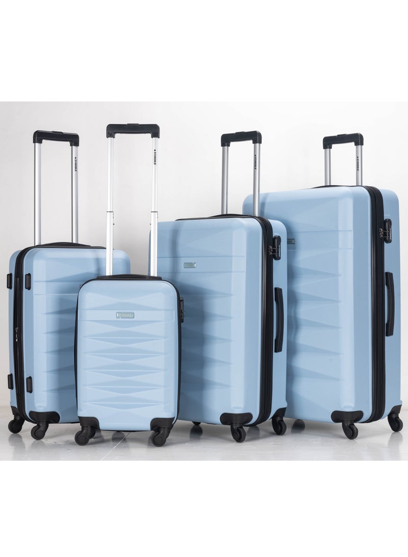 Stargold Suitcase Set of 4 PCS ABS Hardside Travel Luggage Bag - Image 1
