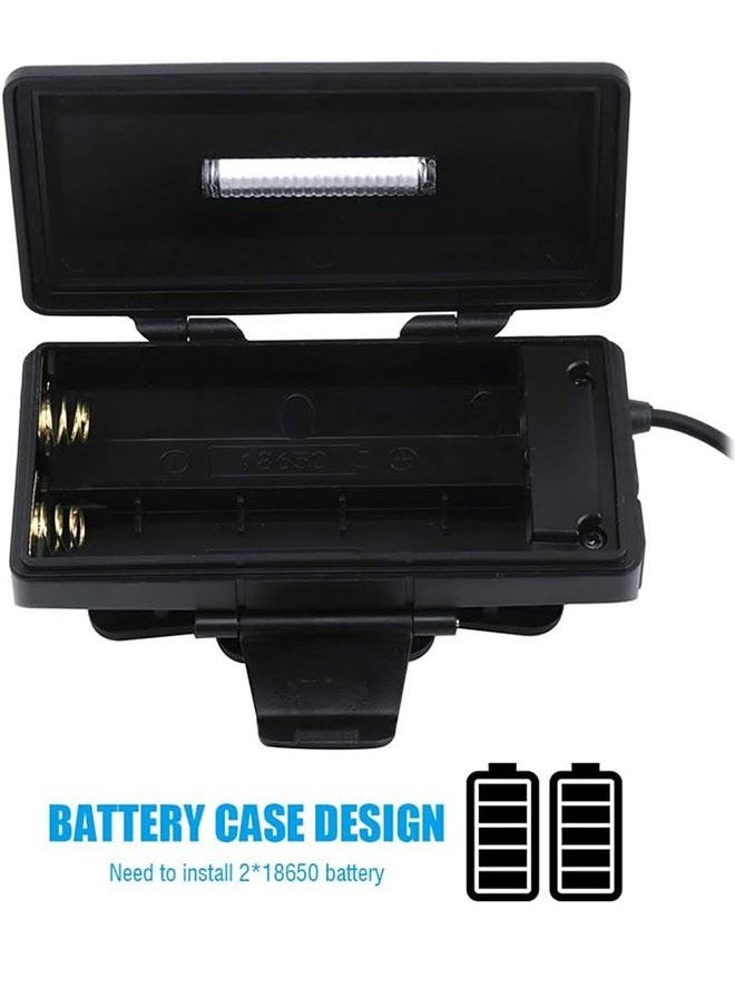 LINJIE - LinJie Portable 8-LED Mini Headlamp Working Lamp Waterproof Flashlight Powered By 18650 Battery For Nighttime Headlamp 60000LM LED Headlamp - Image 1