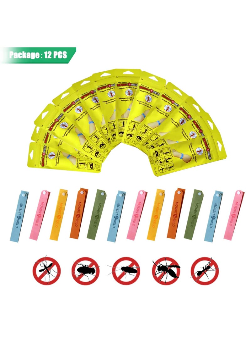 12-Pack Mosquito Repellent Bracelets - Adjustable, Reusable Bands with Natural Ingredients for Up to 72 Hours of Effective Insect Protection. Perfect for Outdoor Activities! - Image 4
