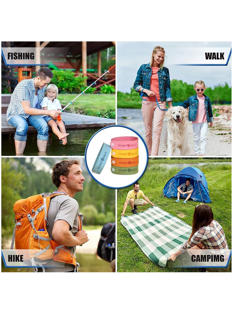 12-Pack Mosquito Repellent Bracelets - Adjustable, Reusable Bands with Natural Ingredients for Up to 72 Hours of Effective Insect Protection. Perfect for Outdoor Activities! - Image 5