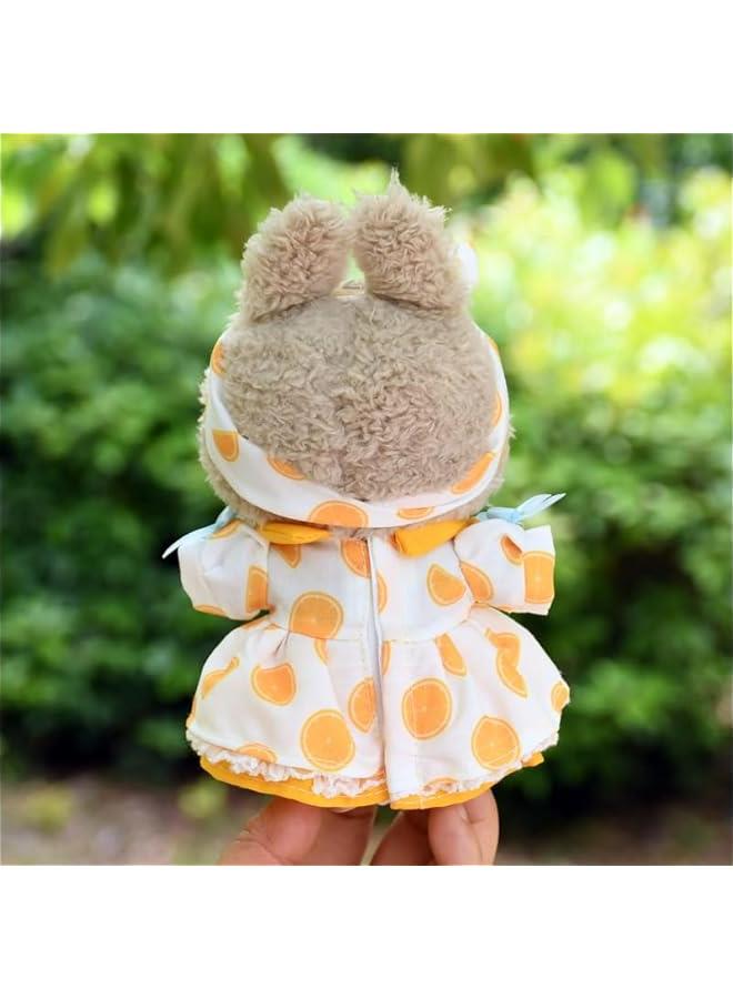 Arabest 17cm Doll Clothes Suitable for 17cm labubu Dolls Accessories 1yellow Dress+1hairbin No Doll - Image 4