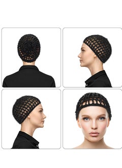 One Piece  Hair Net Night Hair Cap Hair Net Hair Cap Black Crochet Knit Sleeping Hair Net Fitted Hair Cover Wrap Comfortable Hair Care Wave Cap for Women Curl Keep Ballet Organize Shower Bath - pzsku/ZD77958147C08A2B9DBDCZ/45/_/1739227077/a0fe7bad-cf93-464d-af89-c230222b4708