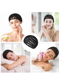 One Piece  Hair Net Night Hair Cap Hair Net Hair Cap Black Crochet Knit Sleeping Hair Net Fitted Hair Cover Wrap Comfortable Hair Care Wave Cap for Women Curl Keep Ballet Organize Shower Bath - pzsku/ZD77958147C08A2B9DBDCZ/45/_/1739227081/e763d805-7847-431b-8968-f93c6fd8861a