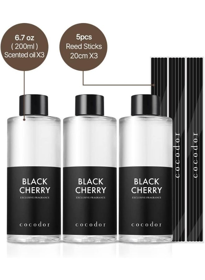 cocodor Reed Diffuser Oil Refill, Floral Bouquet, 6.7oz(200ml) - 3 Pack - Image 2