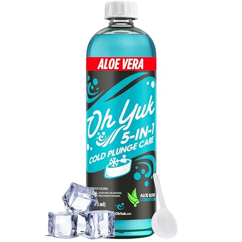 Oh Yuk 5-in-1 Cold Plunge Water Treatment – Cleaner, Clarifier, Conditioner, Combats Odors, Deodorizes – Premium Cold Tub & Ice Bath Care – Works with All Cold Plunges with Filter Systems – 32 Uses - Image 1