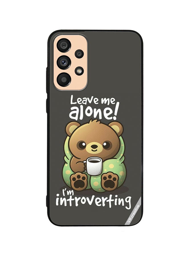 VR CREATIVE Protective Case Cover For Samsung Galaxy A72 Leave Me Alone Design Multicolour - Image 1