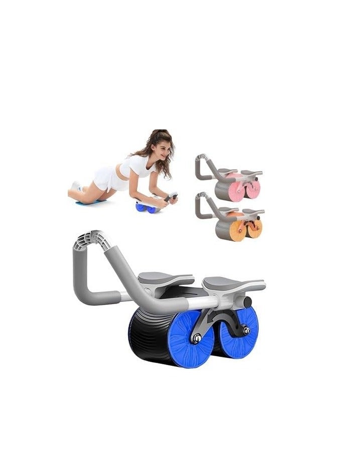 سبيس شوب عجلة تمارين البطن مع عداد ودعم الكوع ووسادة الركبة، تصميم ارتداد تلقائي - Image 1