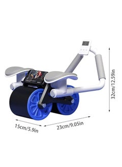 Spaceshoop Ab Roller Exercise Wheel with Counter, Elbow Support and Knee Pad, Automatic Rebound Design  - Image 3