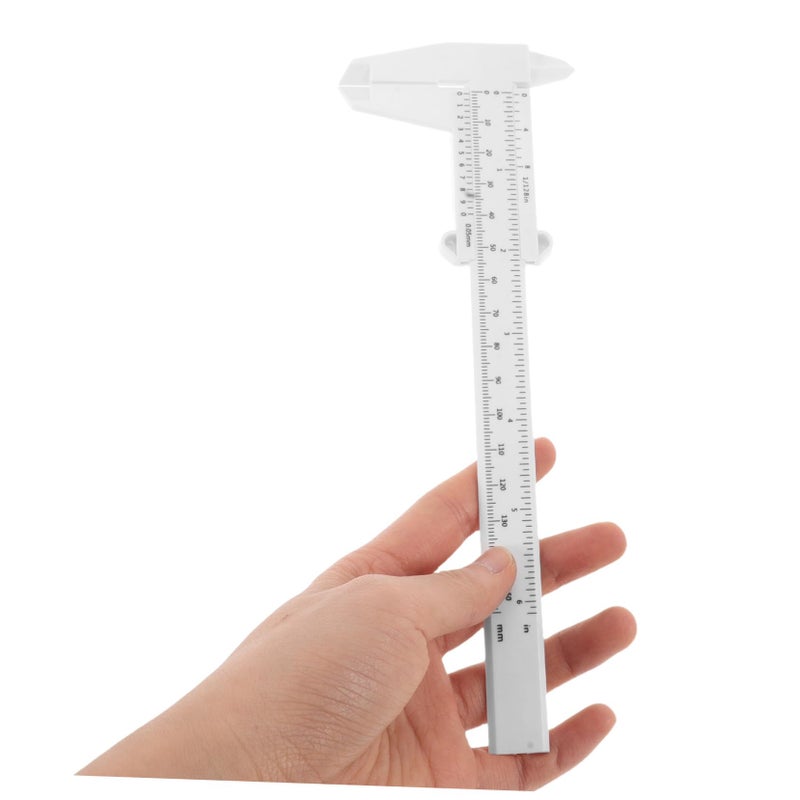 5Pcs Plastic Vernier Caliper Dual Scale Measuring Tool for Students Woodworking Engineering - Image 5