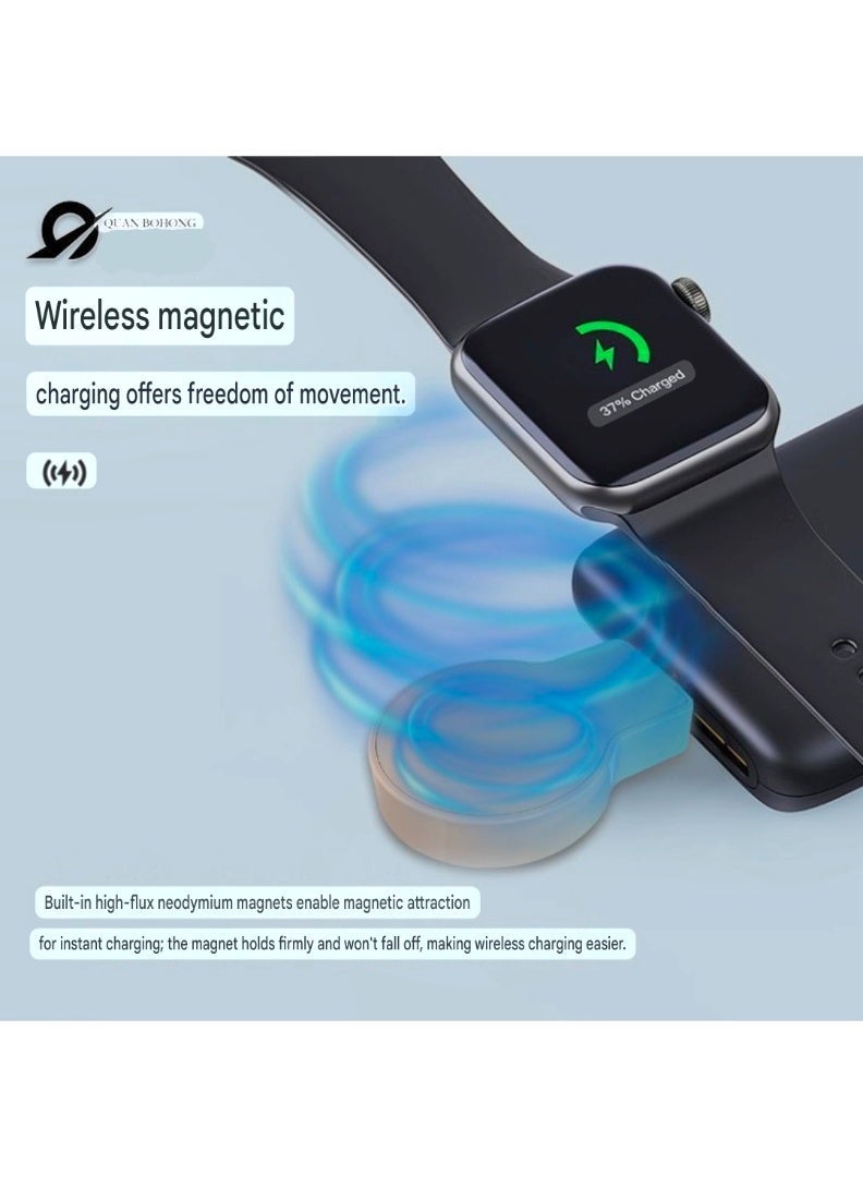 Compact USB-C Swivel Charger for Apple Watch and Other Wearables – 2.5W Quick Wireless Power - Image 3