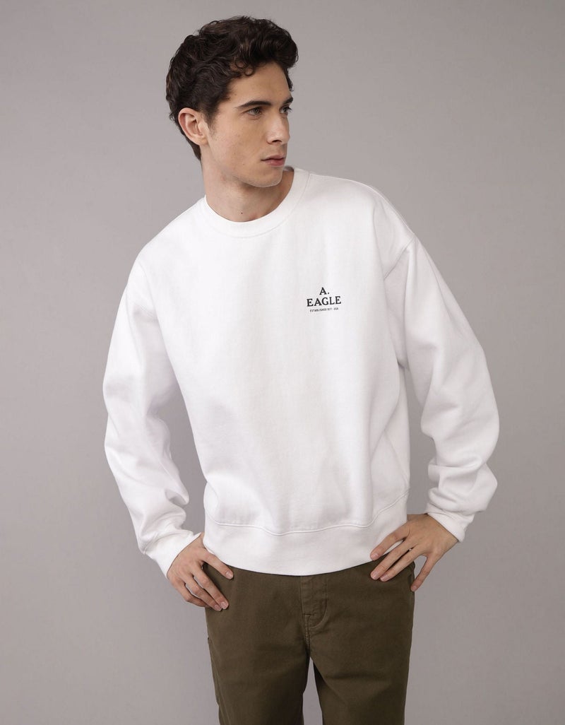 American Eagle AE Graphic Crewneck Sweatshirt - Image 1
