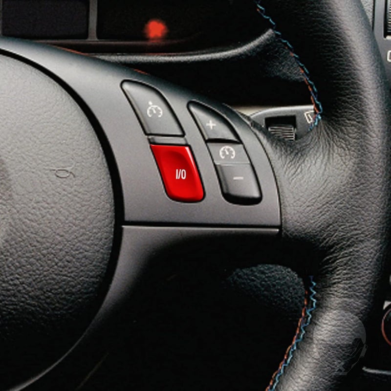 Steering Wheel Control Switch Button Movement Mode IO Control Car Modify Replacement for M3 E46 1998 to 2004 (Red) - Image 4