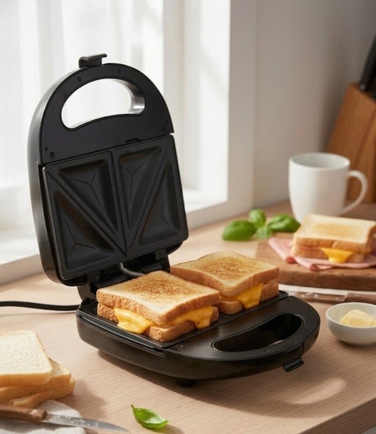 Sokany KJ-B907 Sandwich Maker, 7 in 1, 750 Watt - Black - Image 2