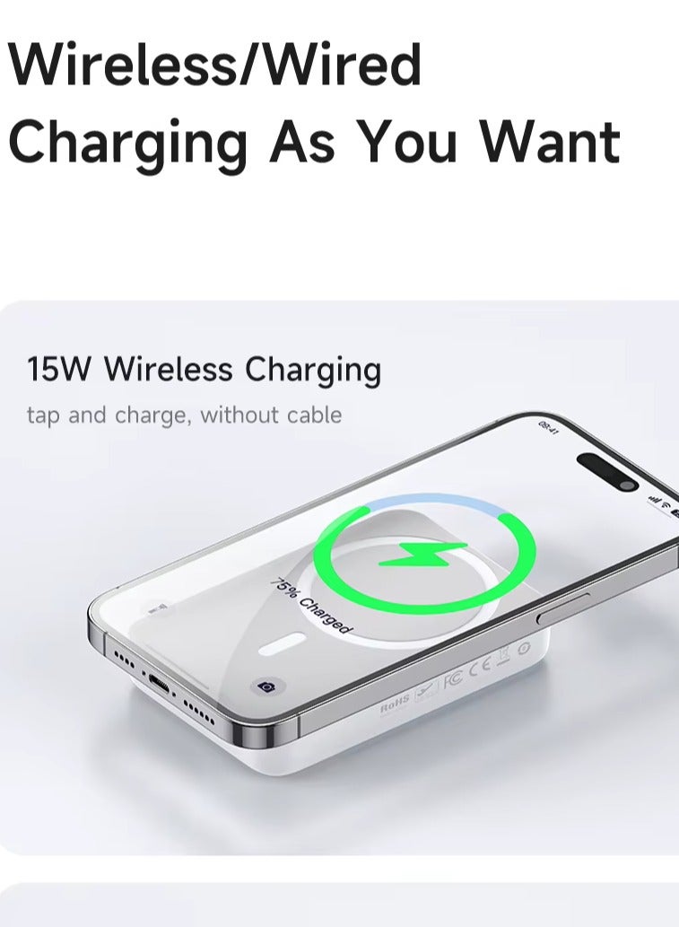 Mcdodo MC-593 30W Good Touch Magnetic Wireless Charging 10000MAH Power Bank - Image 4