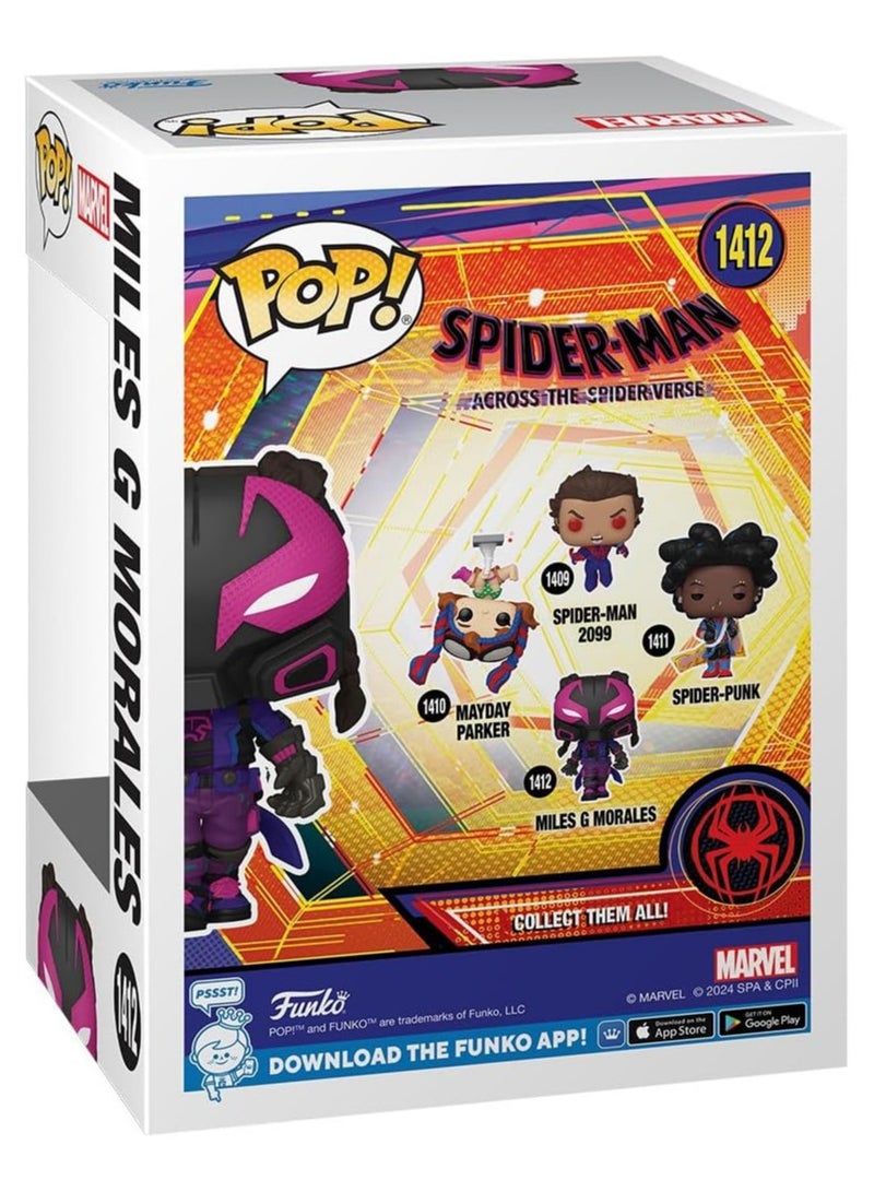 Funko Pop! Super Heroes: Marvel - Spider-Man: Across the Spider-Verse - Miles G. Morales (Prowler) (1412) - Image 3
