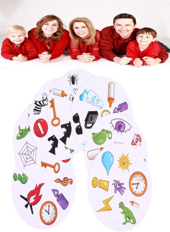 DOBBLE Family Dual Find It English Version Color Image Card Game - Image 2