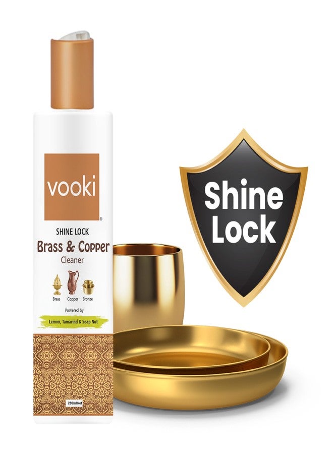 Vooki Brass & Copper Cleaner - 250 ml - Instant Stain Removal, Tarnish Cleaner & Metal Polish for Brass, Copper & Bronze - Image 4