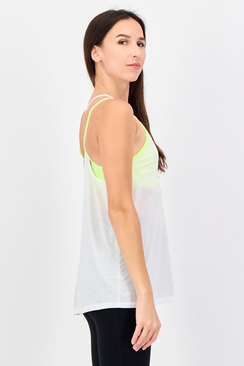 Nike Women Sportswear Fit 2 In 1 Sports Tank Top, Multicolor - Image 2
