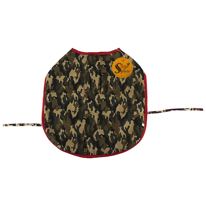 Sage Square Premium Dog Winters Ultra Warm Camouflage Army Coat Thicker Fleece Dog Hoodie Vest for Cold Weather (Size: Medium) (18") - Image 4