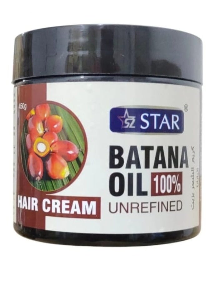 ستار كريم الشعر غير المكرر بزيت الباتانا من ستار - 450 غرام - Image 1