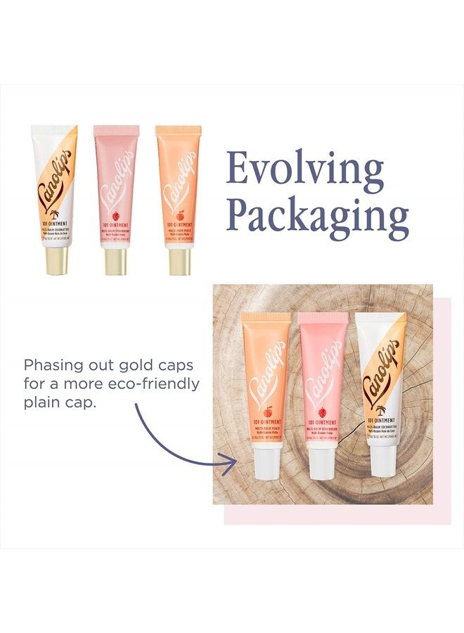 Lanolips Tinted Balm, Rhubarb - Moisturizing Lip Tint with Lanolin and Gloss for Shiny, Hydrated Lips - Hydrating Lip Balm for Dry Lips (12.5g / 0.44oz) - Image 2