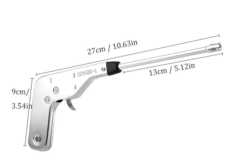 Electronic Gas Gun, Steel Gas Gun, Ideal for Igniting Gas Grills, Stoves and Ovens in Kitchen, Providing Safe Ignition and Easy to Use (1) - Image 2